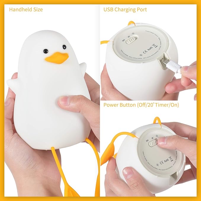 Cute Duck Night Lamp For Your Sweat Ones| The Perfect Gift!!!