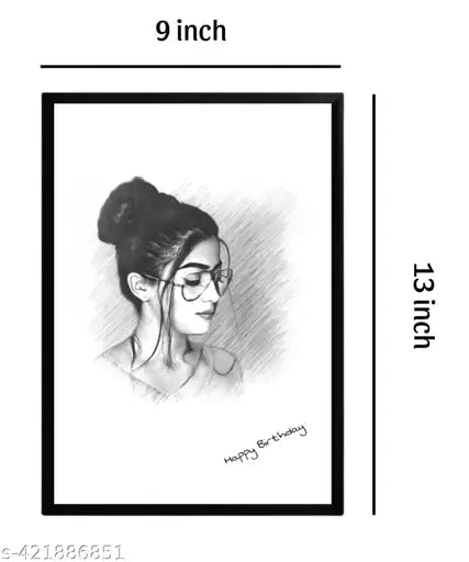 Unique Customised Digital Sketch Photo Frames