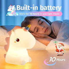 Rhino Baby Night Lamp - Touch Sensitive, Color Changing, Rechargable